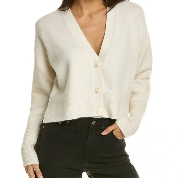 All Saints Vika Cardigan in Cream - Picture 2 of 4